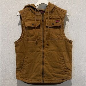 Wrangler Tan Hooded Vest